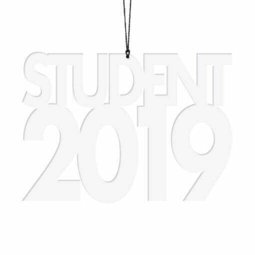 Student 2019, hvid
