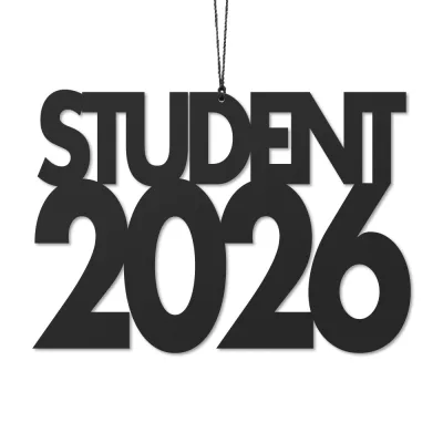 Student 2026, sort - 2 stk.